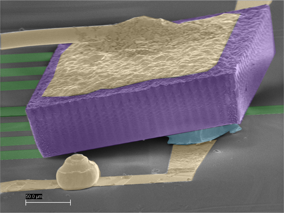 Integrating a “tilted” VCSEL (vertical-cavity surface-emitting laser) directly on top of a Si-PIC, for low-loss insertion into a grating-coupler structure